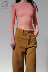 BASERANGE Corduroy Navarro Pants Made in Portugal TRNA-CO-WI22 Bossa Brown